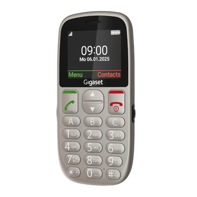 Gigaset Móvil Senior GL395 2.2" SIM Grey Titanium - Imagem de Detalhe 2