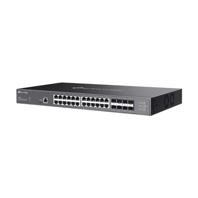 TP-Link Omada SX3832 switch de rede Gerido L2/L2+ 10G Ethernet (100/1000/10000) 1U Preto - Imagem de Detalhe 2