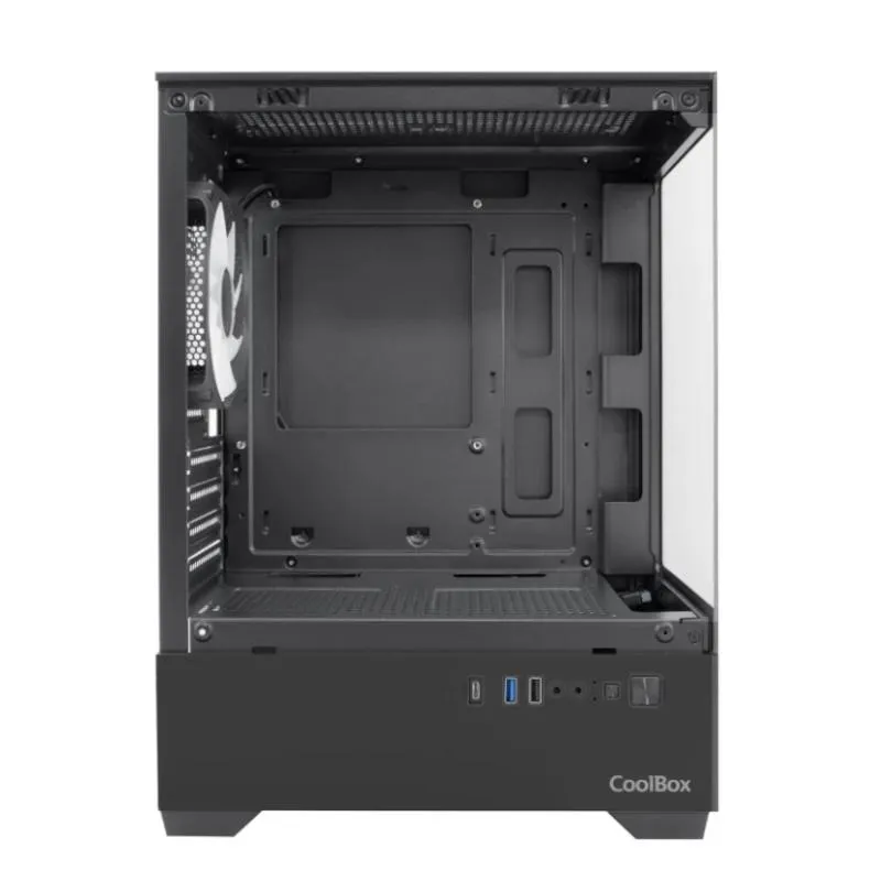 Coolbox Caja Gaming MATX GM200 V.Lite S.FTE ARGB N - Imagem de Detalhe 2