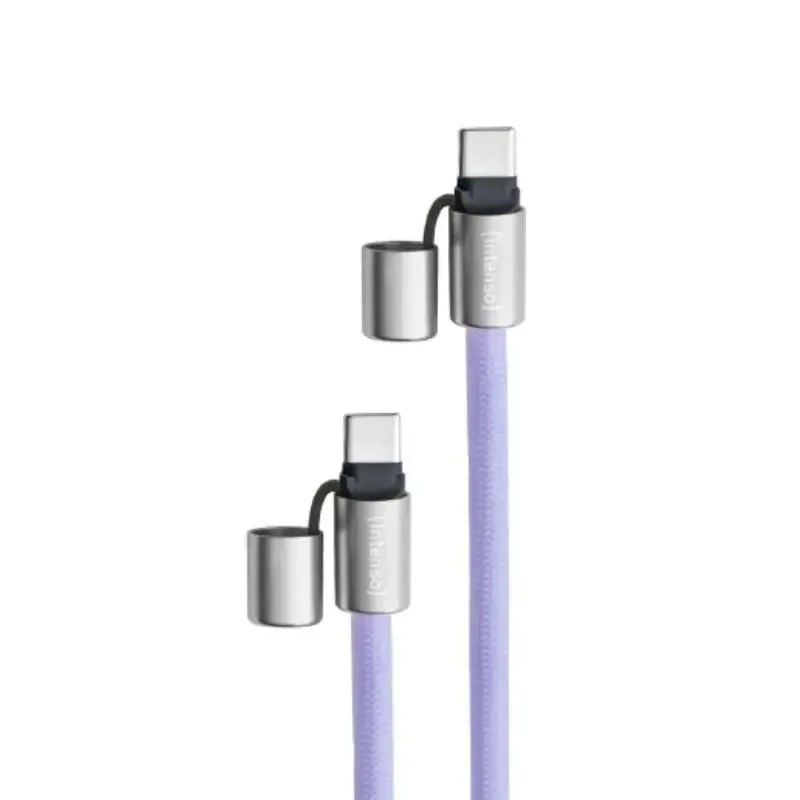 Intenso Lanyard Cable USB-C > C 1,65 m Lila - Imagem de Detalhe 1