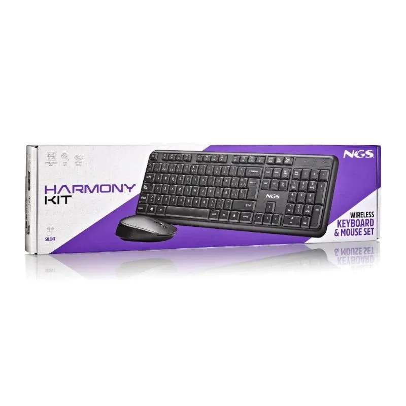 NGS Kit teclado+ratón Inalámbrico 12 Teclas Multim - Imagem de Detalhe 1