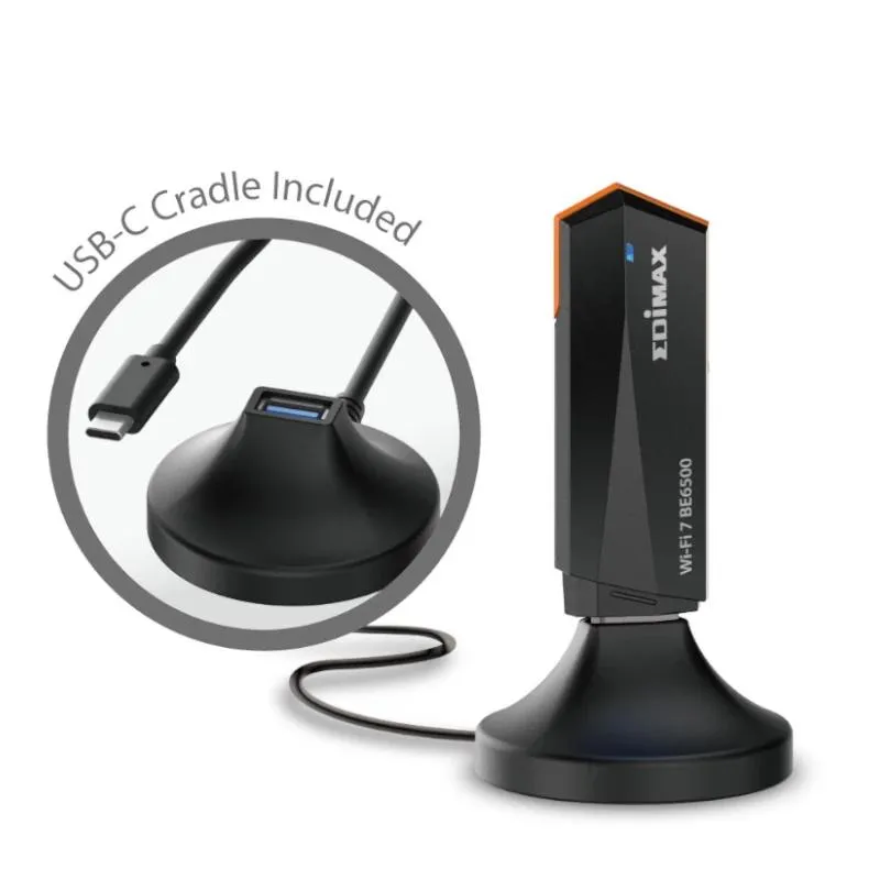 Edimax EW-7822UBE Adaptador USB 3.2 WiFi7 BE6500 - Imagem de Detalhe 3
