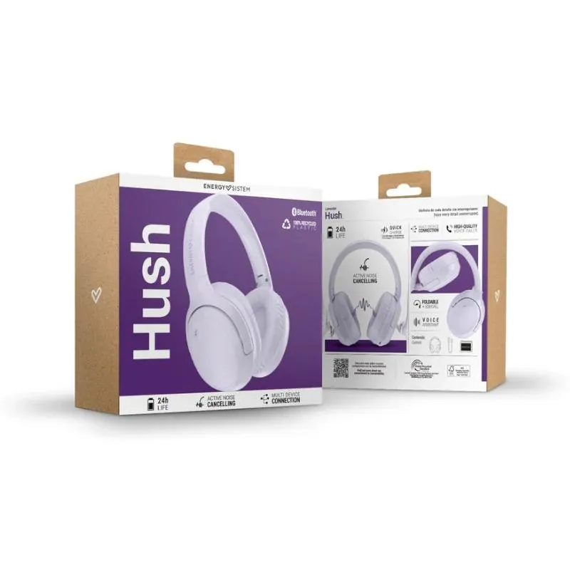 Energy Sistem Auriculares Hush Lavender BT ANC - Imagem de Detalhe 3
