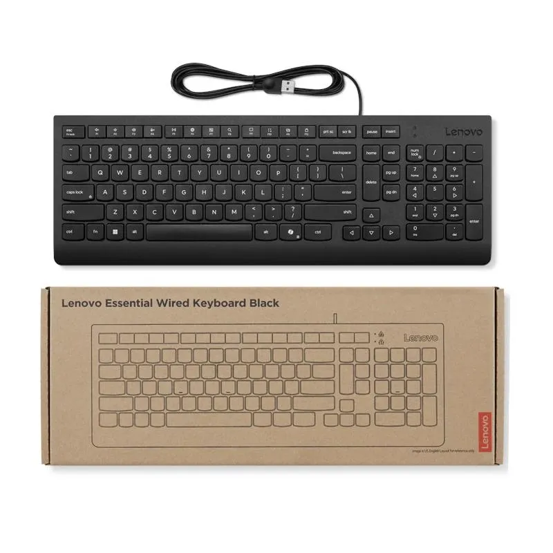 Lenovo Teclado con cable USB - Imagem de Detalhe 1