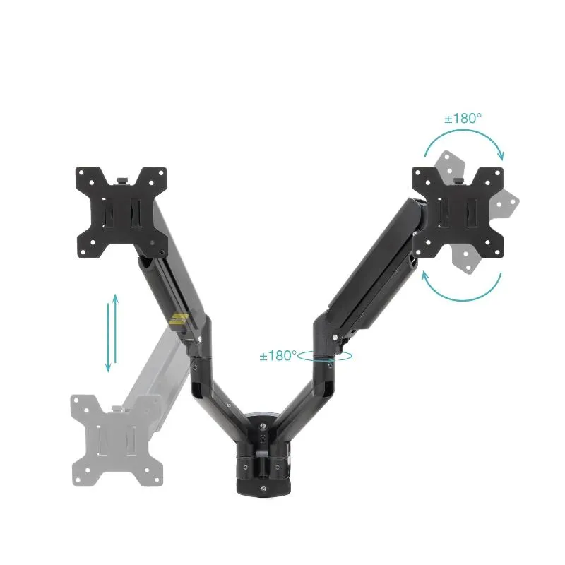 Tooq Soporte Pared LP1434TNR-B 2 brazo 13-34 Negro - Imagem de Detalhe 1