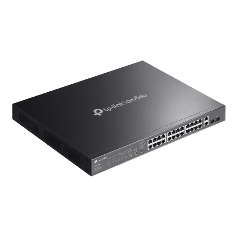 TP-Link ES228GMP Switch 24xPoE+ 2xGb 2xSFP 384W - Imagem de Detalhe 3