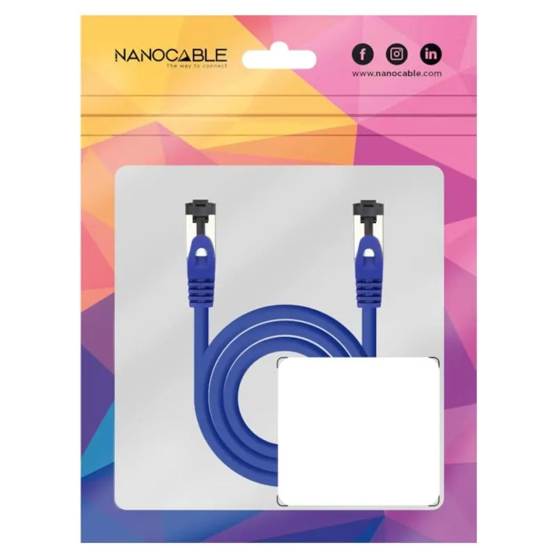 Nanocable Cable red Cat. 8.1 2GHZ SSTP Azul 2m - Imagem de Detalhe 3