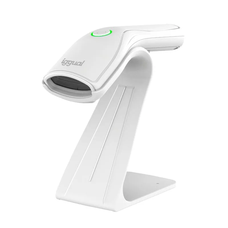 iggual Lector código barras 2D USB botón blanco - Imagem de Detalhe 4