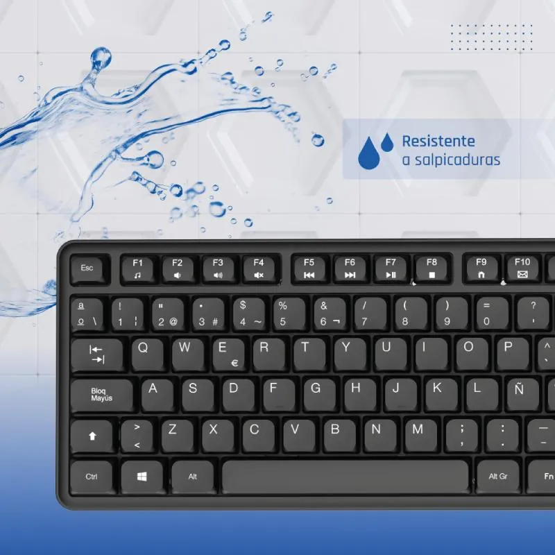 iggual Teclado USB estándar CK-SILENT-105T negro - Imagem de Detalhe 3
