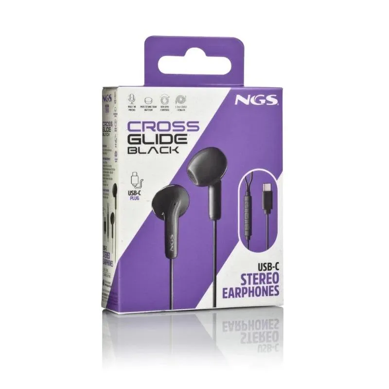 NGS Auricular Intraural Negro Micro USB-C - Imagem de Detalhe 3