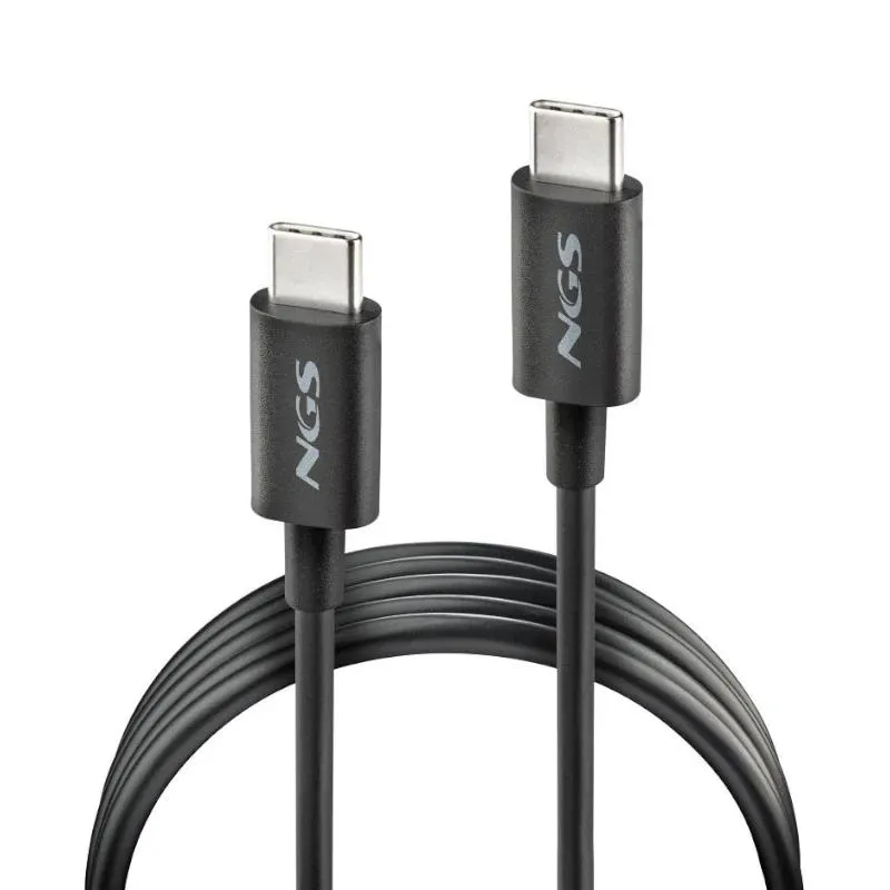NGS CABLE CARGA RAPIDA USB-C A USB-C 1M NEGRO - Imagem de Detalhe 1
