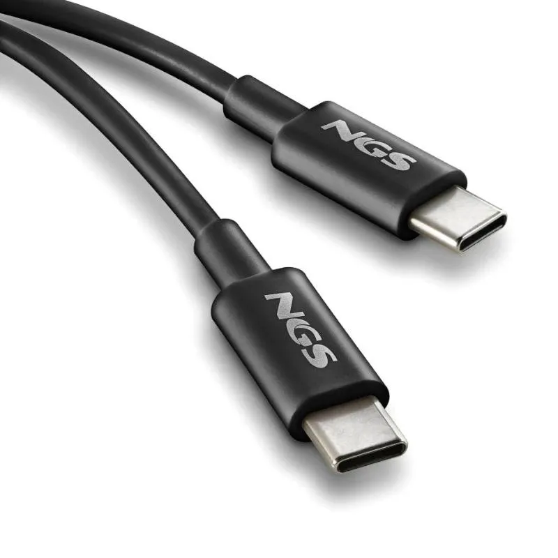 NGS CABLE CARGA RAPIDA USB-C A USB-C 1M NEGRO - Imagem de Detalhe 2