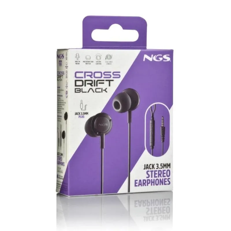 NGS Auricular Estéreo Cable JACK 3.5 Mm - Imagem de Detalhe 3
