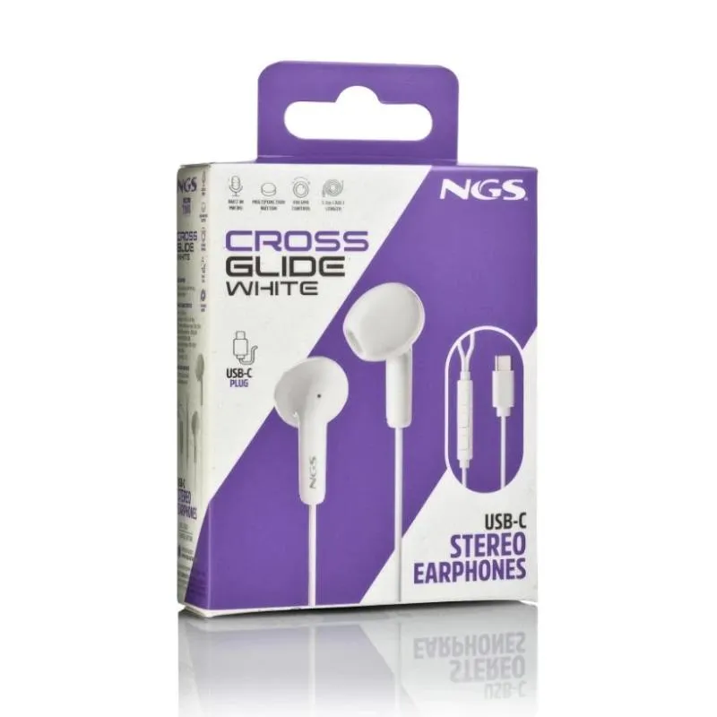 NGS Auricular Intraural Blanco Micro USB-C - Imagem de Detalhe 3