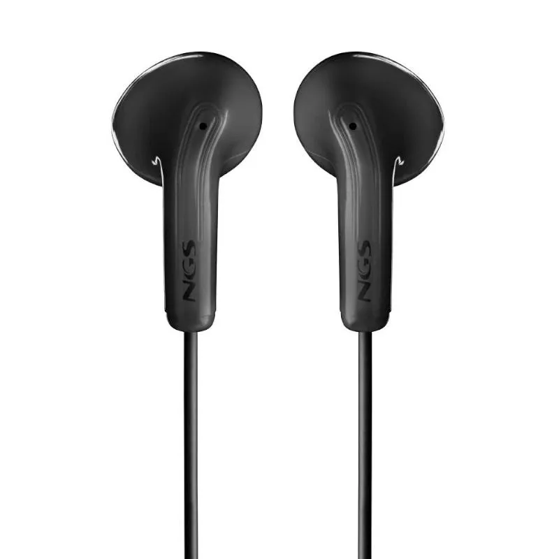 NGS Auricular Negro Estéreo Cable JACK 3.5 Mm - Imagem de Detalhe 2