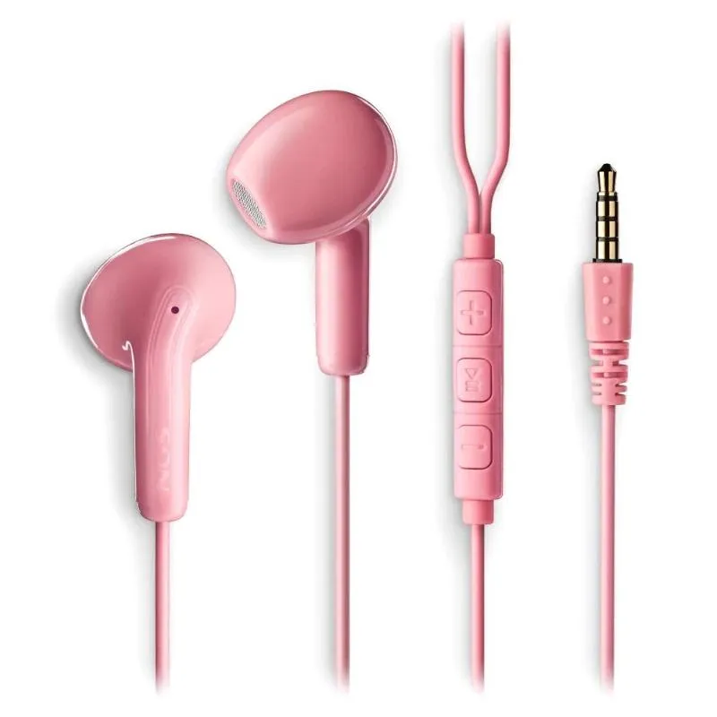 NGS Auricular Rosa Estéreo Cable JACK 3.5 Mm - Imagem de Detalhe 1