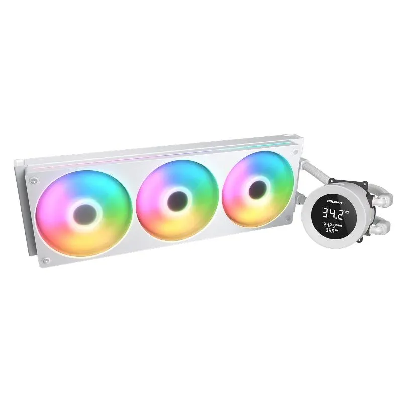 Cougar Ref. Liquid.Poseidon Vistek ARGB 360 White - Imagem de Detalhe 1