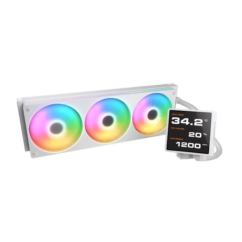 Cougar Ref. Liq Poseidon Vistek Pro ARGB 360 White - Imagem de Detalhe 1