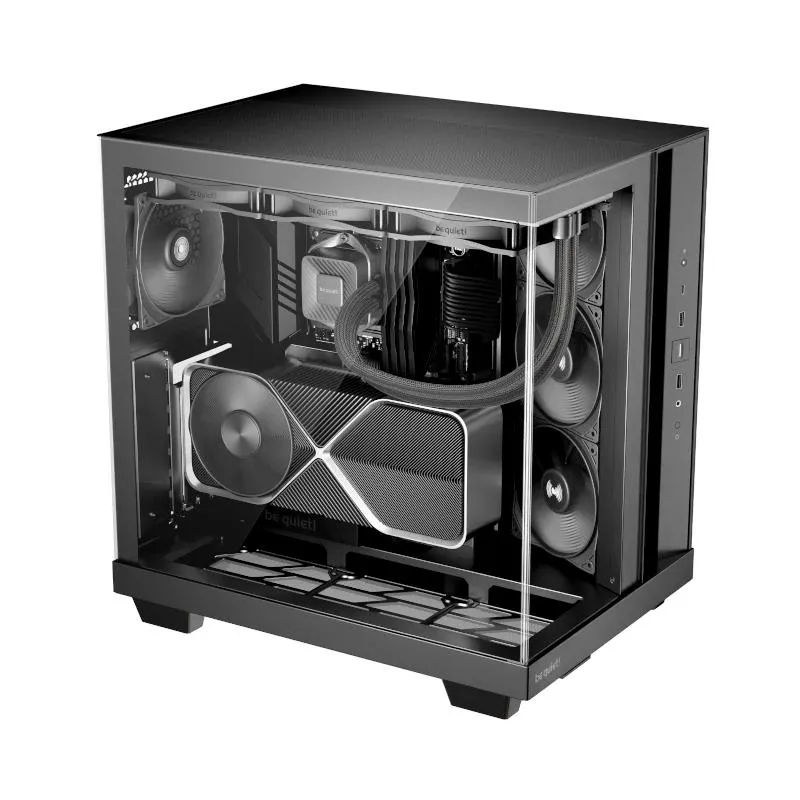 be quiet! Caja Light Base 500 Black - Imagem de Detalhe 1