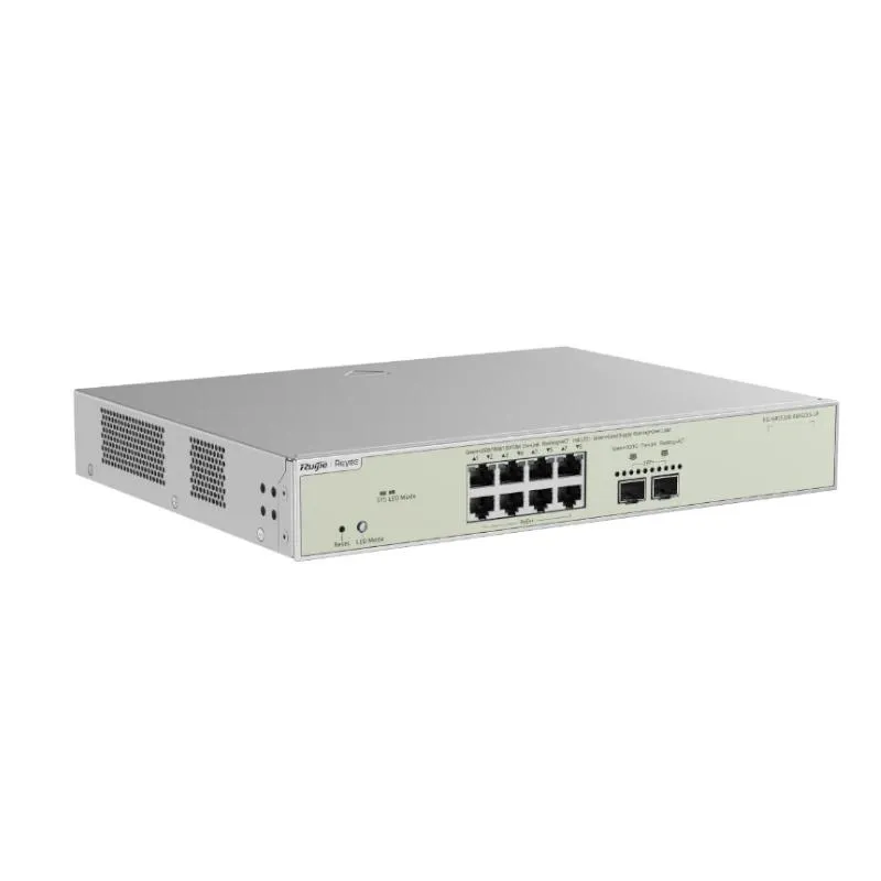 Reyee NBS5300-8MG2XS-UP L3 8xxmG HiPoE 2xSFP+ 370W - Imagem de Detalhe 1