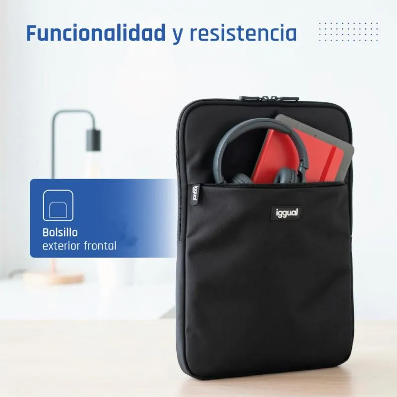 iggual Funda portátil 15.6" Everyday Use Sleeve - Imagem de Detalhe 1