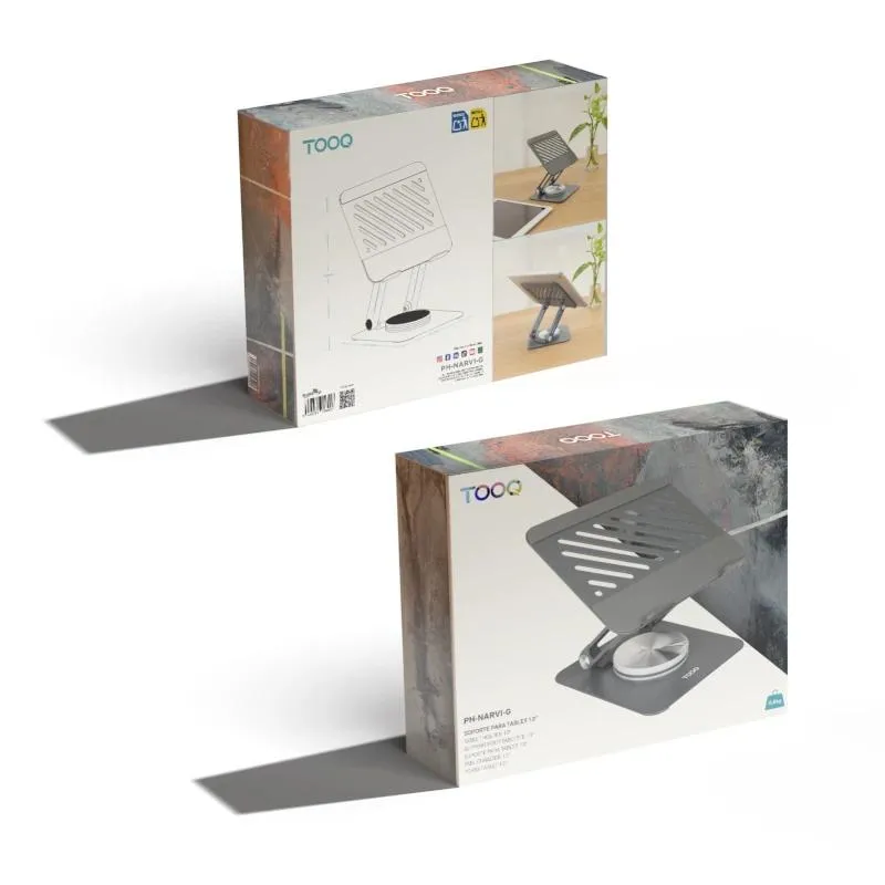 Tooq Soporte mesa 360º dispositivos hasta 13" Gris - Imagem de Detalhe 1
