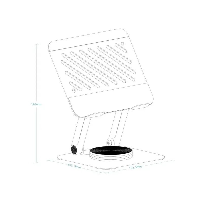 Tooq Soporte mesa 360º dispositivos hasta 13" Gris - Imagem de Detalhe 2