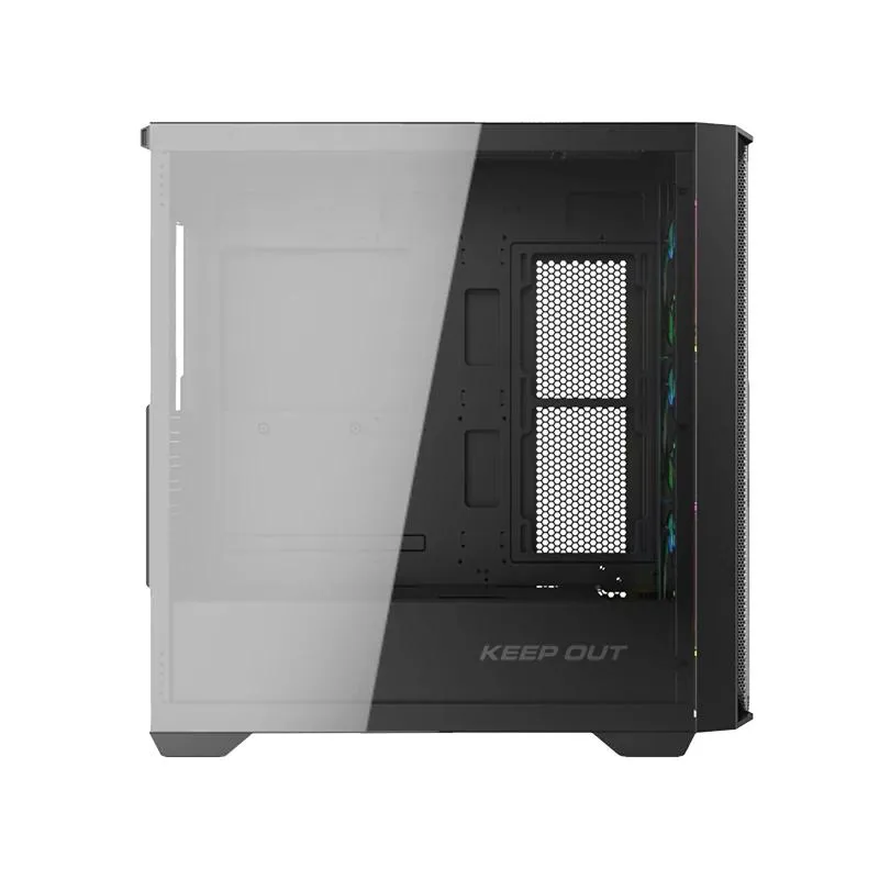 Keep Out Caja M-Atx KO XC-500 ARGB USB3 BlackGlass - Imagem de Detalhe 2
