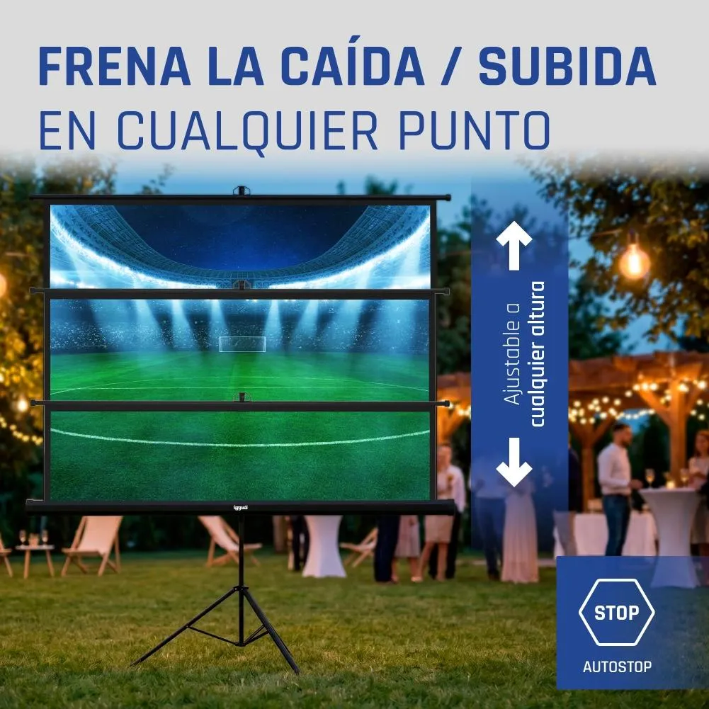 iggual Pantalla 84" 176x134 cm con trípode+bolsa - Imagem de Detalhe 5