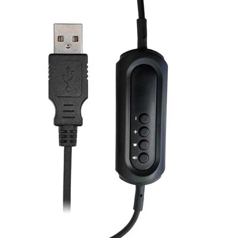 EWENT EW3568 Auricular USB+micrófono cable  2,1m - Imagem de Detalhe 1