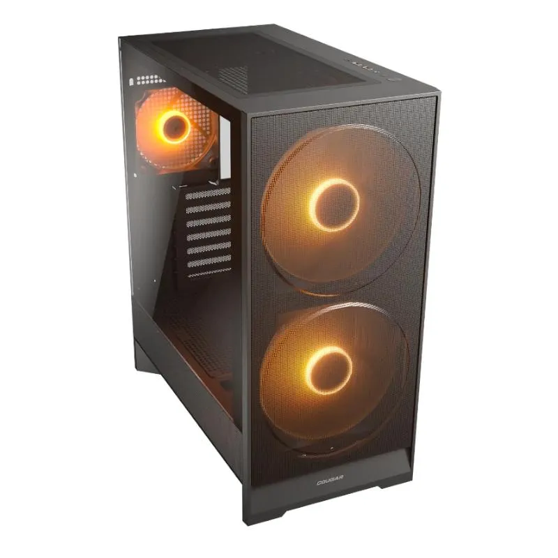 Cougar Caja Semitorre Airface 180 Black - Imagem de Detalhe 1