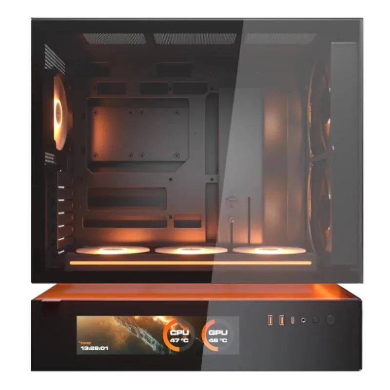Cougar Caja Semitorre CFV235 Mesh Vision Black - Imagem de Detalhe 1