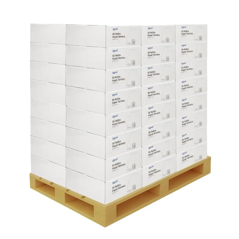 Pack 2400 rollos papel térmico sin BPA 80x80mm - Imagem de Detalhe 1
