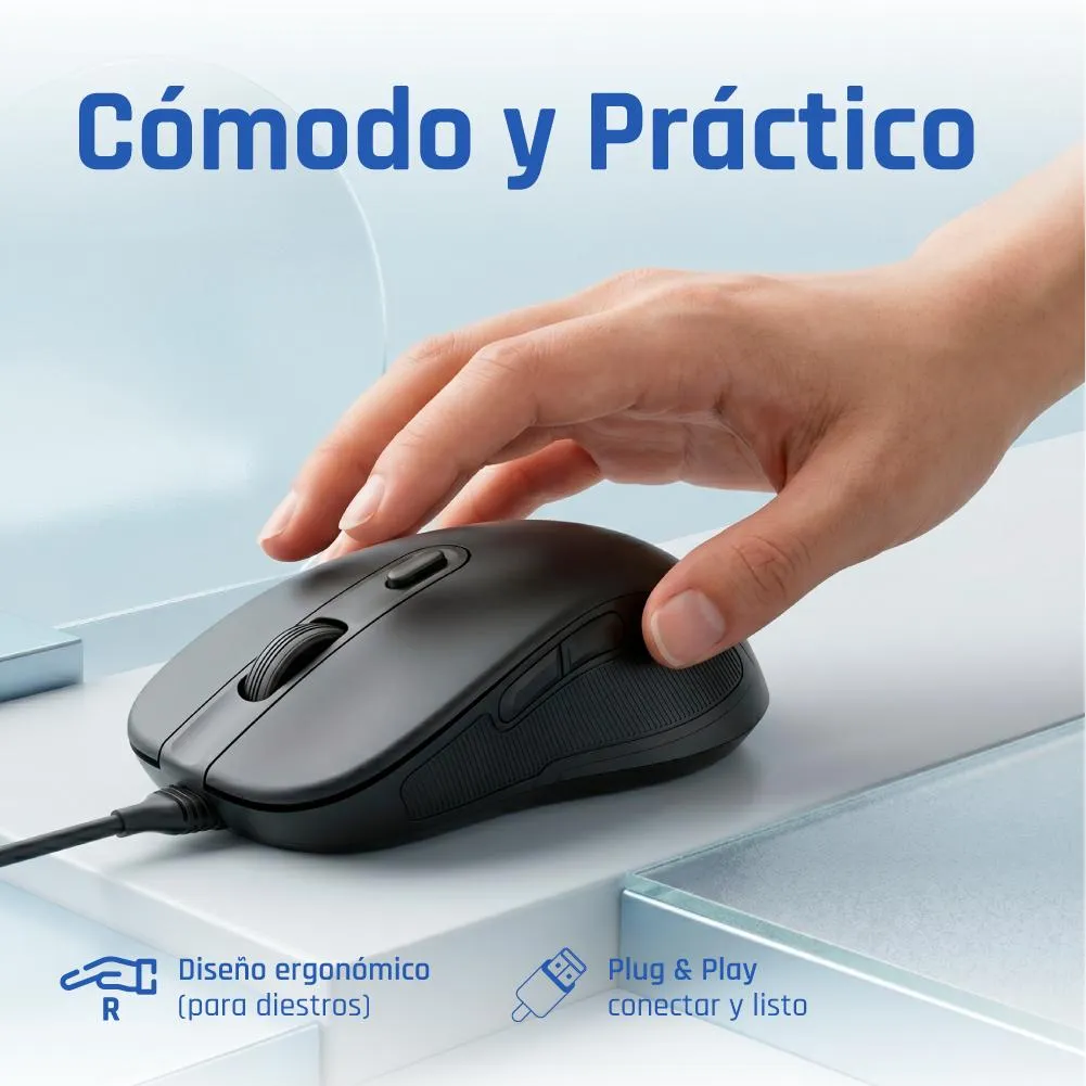 iggual Ratón USB OFFICE-ELITE-PRO-6D 3600DPI - Imagem de Detalhe 3