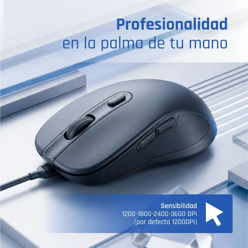 iggual Ratón USB OFFICE-ELITE-PRO-6D 3600DPI - Imagem de Detalhe 6
