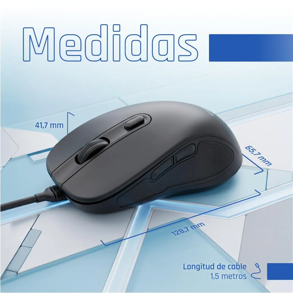 iggual Ratón USB OFFICE-ELITE-PRO-6D 3600DPI - Imagem de Detalhe 7