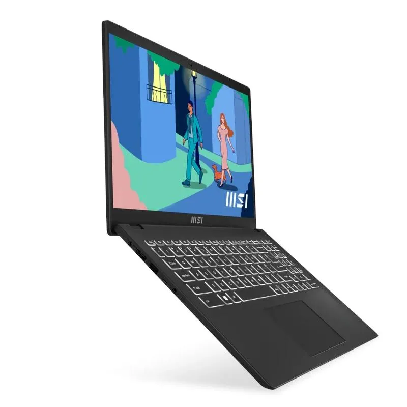 MSI Moderm 15-485XES AMD R7-7730U 16 1TB DOS 15.6" - Imagem de Detalhe 2