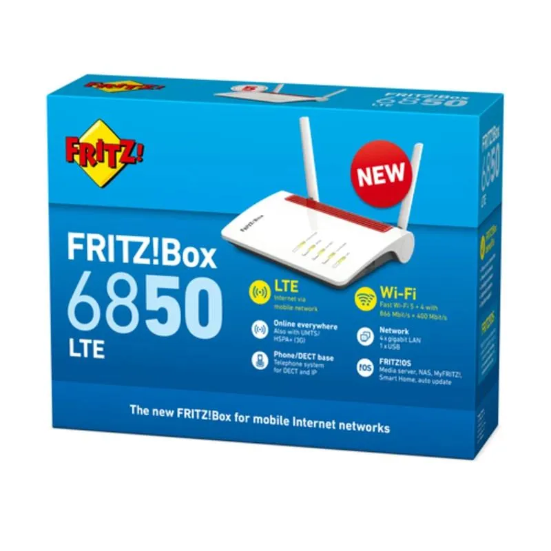 FRITZ!Box 6850 4G Edition International - Imagem de Detalhe 2