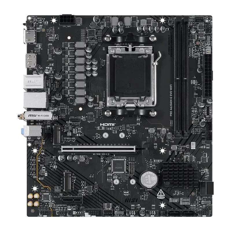 MSI Placa Base PRO A620AM-G EVO WIFI DDR5 mATX - Imagem de Detalhe 1