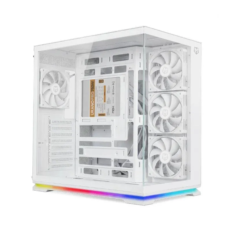 NOX Semitorre ATX HUMMER GALAXY ARGB Blanca - Imagem de Detalhe 1