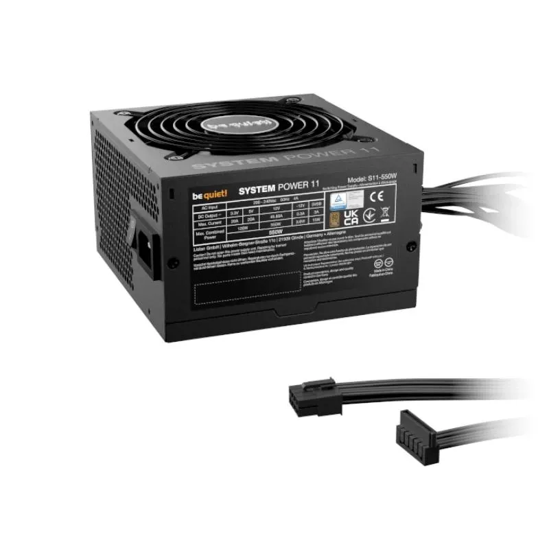 be quiet! Fuente System Power 11 550W 20+4 p ATX - Imagem de Detalhe 2