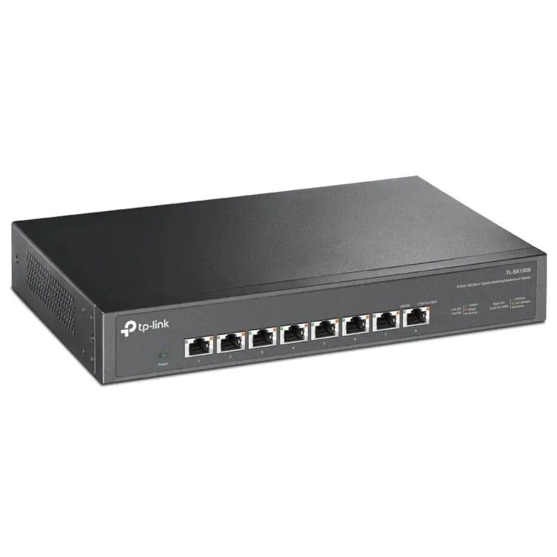 TP-Link TL-SX1008 Switch 8x10G mGb 1U Metal - Imagem de Detalhe 1