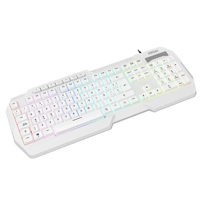 KROM KENTA PC Combo Gaming 4 en 1 RGB Blanco - Imagem de Detalhe 1