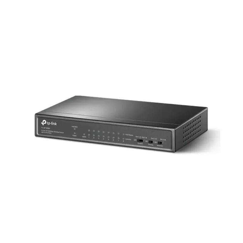 TP-Link TL-SF1009P Switch 8x10/100 Poe+ 1x10/100 - Imagem de Detalhe 1
