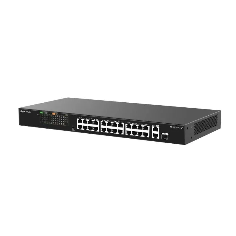 Reyee 24-Port 100Mbps + 1 Uplink Port 1000Mbps + 1 - Imagem de Detalhe 1