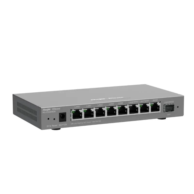 Reyee Desktop 9-port cloud management router , inc - Imagem de Detalhe 2