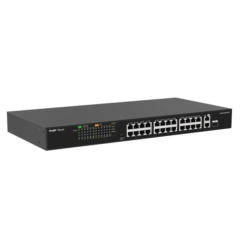 Reyee 24-Port 100Mbps + 1 Uplink Port 1000Mbps + 1 - Imagem de Detalhe 1