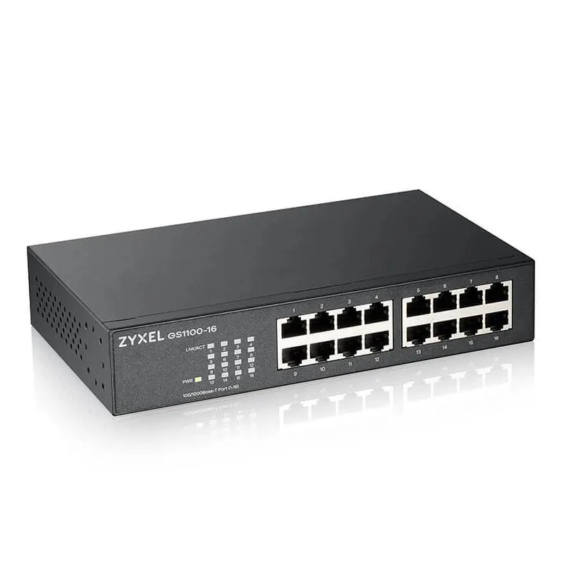 ZyXEL GS1100-16S Switch 16xGbE DIP Selector - Imagem de Detalhe 1
