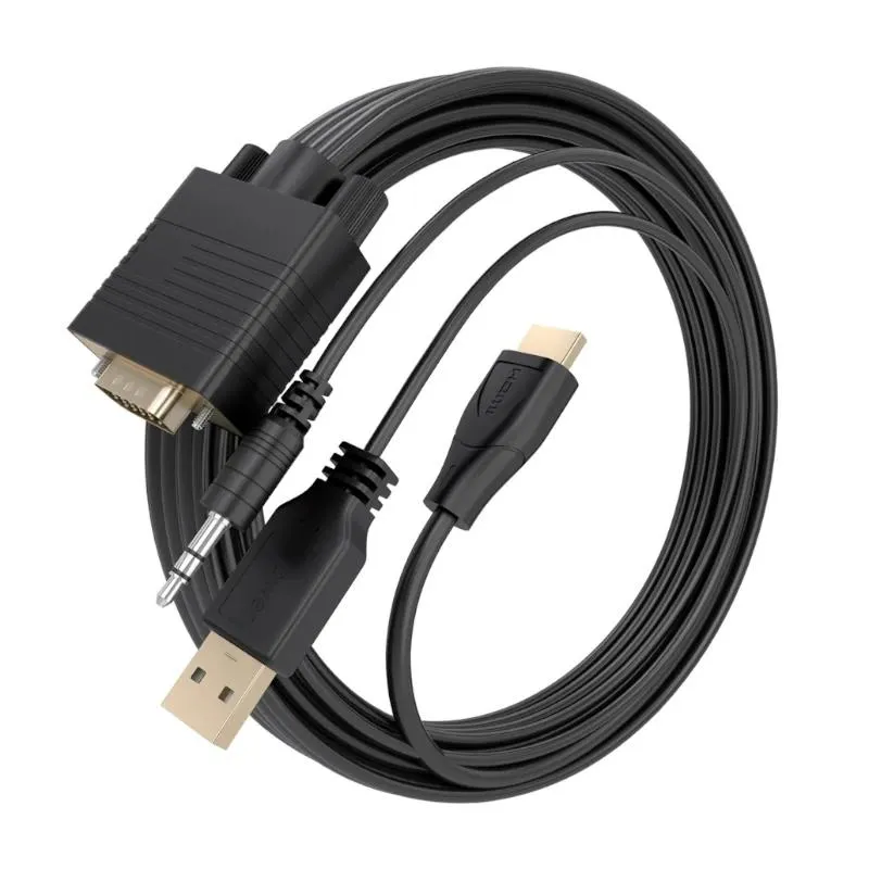 Aisens Cable Conversor SVGA y Audio a HDMI 2m - Imagem de Detalhe 1
