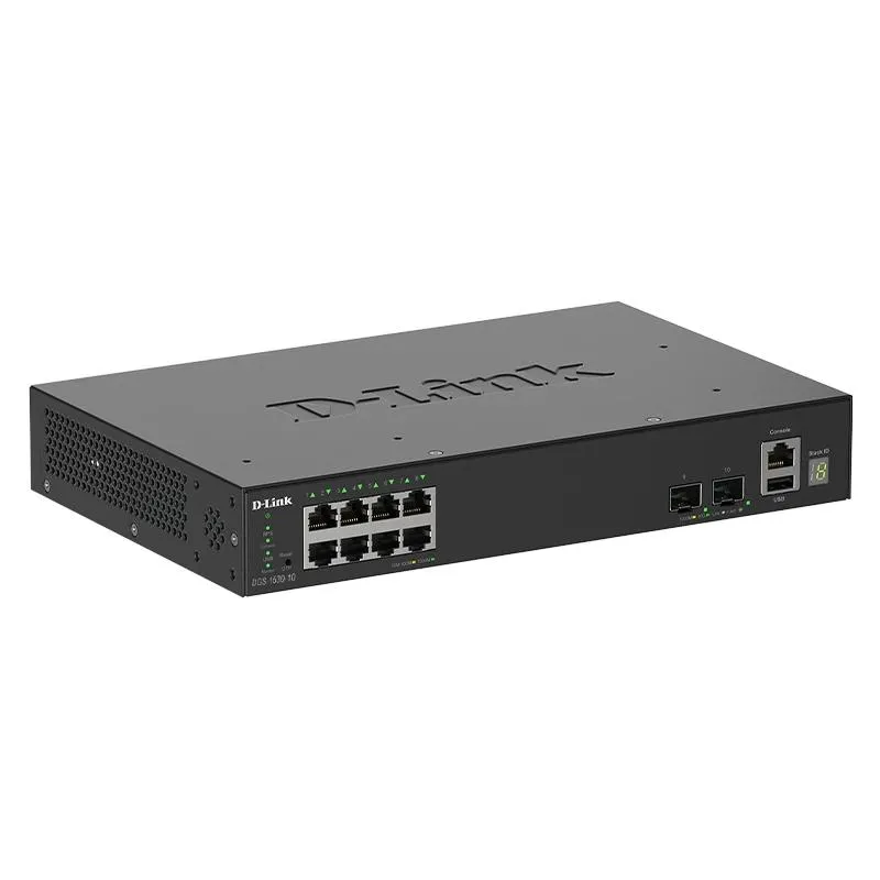 D-Link DGS-1530-10/E Switch 8xGb 2x10G SFP+ - Imagem de Detalhe 1
